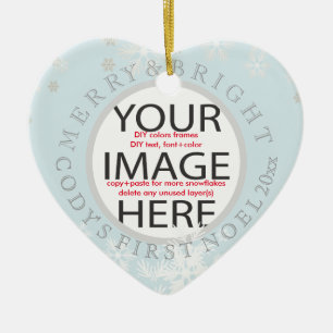 PixDezines Custom Photo Ornament/DIY kleuren Keramisch Ornament