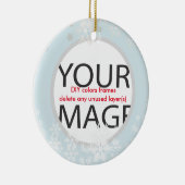 PixDezines Custom Photo Ornament/DIY kleuren Keramisch Ornament (Rechts)