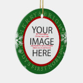 PixDezines Custom Photo Ornament/DIY kleuren Keramisch Ornament (Rechts)