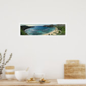 PixDezines daglicht op de hanaumabay, hawaii Poster (Keuken)
