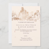 PixDezines Dallas Skyline/Pink Gold/DIY Bckgrnd Kaart (Achterkant)