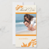 PixDezines Damask 12/Dank u Bedankkaart (Voorkant)