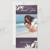 PixDezines Damask 12 Foto Bedankt (Voorkant)