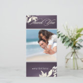 PixDezines Damask 12 Foto Bedankt (Staand voorkant)