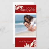 PixDezines Damask 12/Thank You/DIY Kleur Bedankkaart (Voorkant / Achterkant)