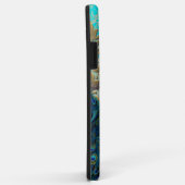 PixDezines Damask/Peacocks Uncommon iPhone Case (Achterkant/rechts)