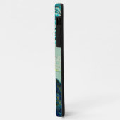 PixDezines Damask/Peacocks Uncommon iPhone Case (Achterkant/links)