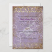 PixDezines  Damask Swirl/2011 Afstuderen Kaart (Achterkant)