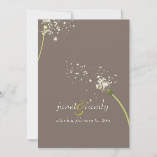 PixDezines dandelion/DIY achtergrondkleur Kaart (Voorkant)