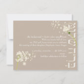 PixDezines dandelions brit shalom/diy kleur Kaart (Achterkant)