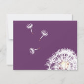 PixDezines Dandelions, diy achtergrondkleuren Kaart (Achterkant)