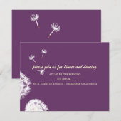 PixDezines Dandelions, diy achtergrondkleuren Kaart (Voorkant / Achterkant)