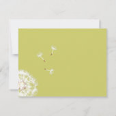 PixDezines Dandelions, diy achtergrondkleuren Kaart (Achterkant)