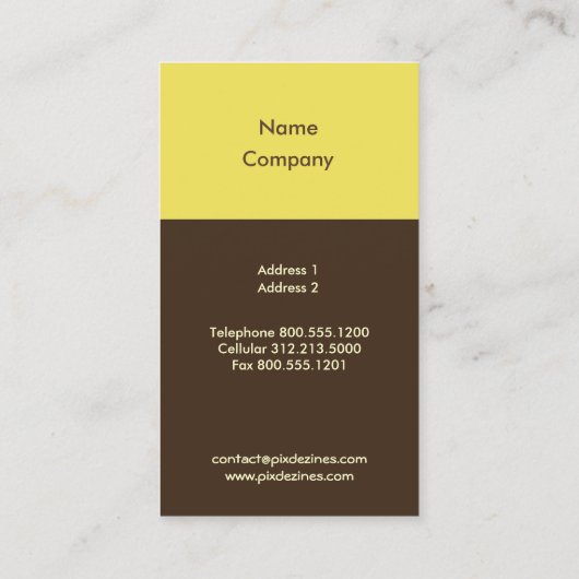 PixDezines dandelions lemon zest yellow Visitekaartje (Achterkant)