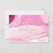 PixDezines DANK U Bar Mitzvah Waterverf Agate RSVP Kaartje (Voorkant)