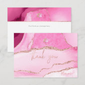 PixDezines DANK U Bar Mitzvah Waterverf Agate RSVP Kaartje (Voorkant / Achterkant)