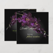 PixDezines dark paarse orchids/vuylstekeara Kaart (Voorkant / Achterkant)