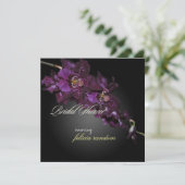 PixDezines dark paarse orchids/vuylstekeara Kaart (Staand voorkant)