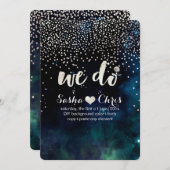 PixDezines Dark Sky/Dadelled/Faux Silver/NASA Spac Kaart (Voorkant / Achterkant)