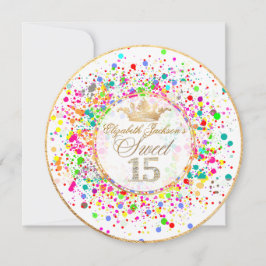 PixDezines Dazzled/Rainbow/Sweet+15 Kaart