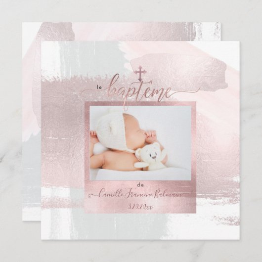 PixDezines de Borstel van de Waterverf Slag van de Kaart (Voorkant / Achterkant)