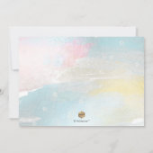 PixDezines de Borstel van de Waterverf van de Bors Kaart (Achterkant)