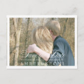 PixDezines De datum/het Fancy script opslaan Aankondigingskaart (Voorkant)