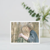 PixDezines De datum/het Fancy script opslaan Aankondigingskaart (Staand voorkant)