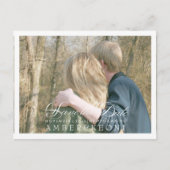 PixDezines De datum/het Fancy script opslaan Aankondigingskaart (Voorkant)