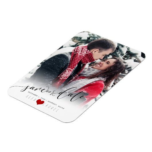 PixDezines De datum/het Fancy script opslaan Magneet (Linkerzijde)