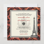 PixDezines de Eiffeltoren/parijs Kaart (Achterkant)