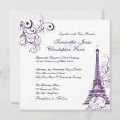 PixDezines de Eiffeltoren/parijs Kaart (Achterkant)