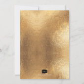 PixDezines de heer Mrs Faux Gold Fancy Script+Marb Kaart (Achterkant)