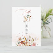 PixDezines de Herfst van de Waterverf de Drijfbloe Kaart (Staand voorkant)