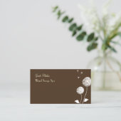 PixDezines de Kaarten van het Profiel van Dandelio Visitekaartje (Staand voorkant)