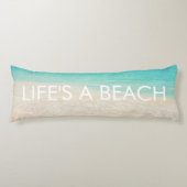 PixDezines de strandloper van het leven Lichaamskussen (Voorkant)
