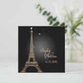 PixDezines de toren van eiffel/parijs Kaart (Staand voorkant)