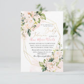 PixDezines de Waterverf het Stomme Baby shower van Kaart (Staand voorkant)