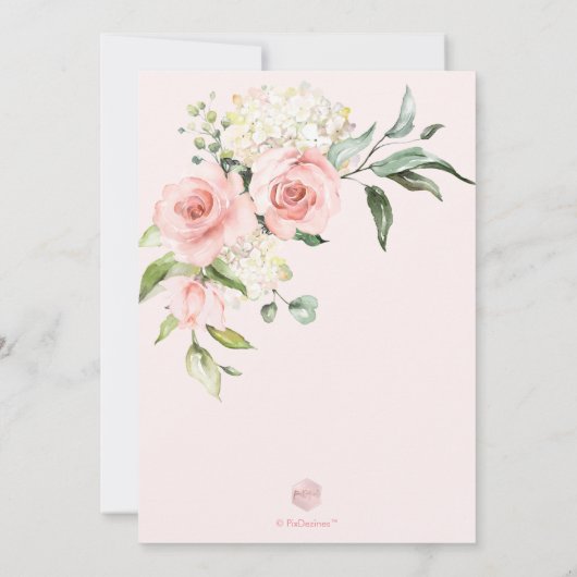 PixDezines de Waterverf het Stomme Vrijgezellenfee Kaart (Achterkant)