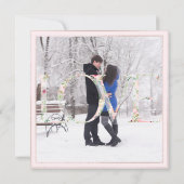 PixDezines DELICATE LIEFDE BLUSH ROZE DIY ACHTERGR Save The Date (Achterkant)