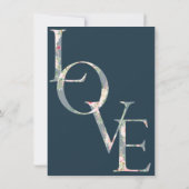 PixDezines DELICATE LOVE FAUX GOLD|DIY-KLEUR Save The Date (Achterkant)