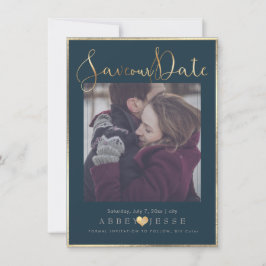 PixDezines DELICATE LOVE FAUX GOLD|DIY-KLEUR Save The Date