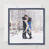 PixDezines DELICATE LOVE FAUX SILVER|BOTANICA Save The Date (Achterkant)