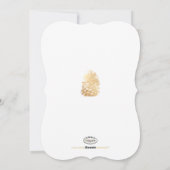 PixDezines dennenappels/goud/groen/kerstkaarten Feestdagenkaart (Achterkant)