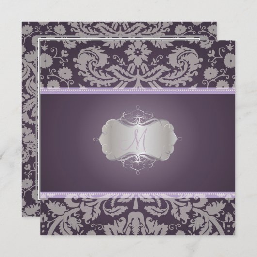 PixDezines DESIREE DAMASK/DIY-achtergrond Kaart (Voorkant / Achterkant)