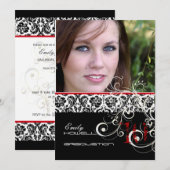 PixDezines DESIREE DAMASK/DIY-AFSTUDEREN Kaart (Voorkant / Achterkant)