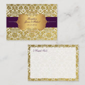 PixDezines Desiree Damask/DIY Enclosure cards Informatiekaartje (Voorkant / Achterkant)