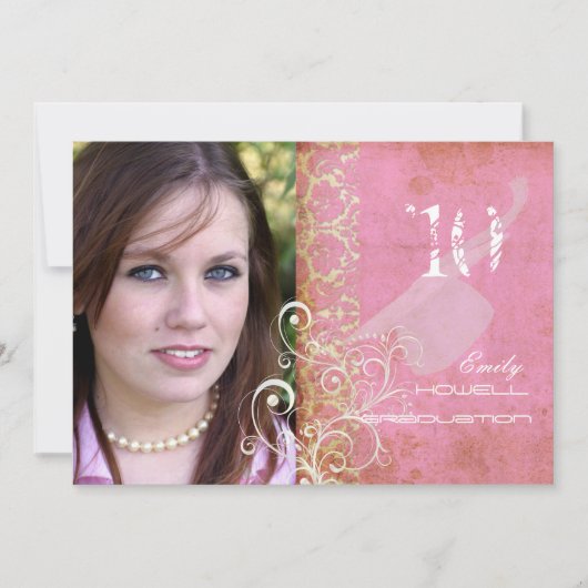 PixDezines Desiree Damask/+Roze Kaart (Voorkant)