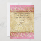 PixDezines Desiree Damask/+Roze Kaart (Achterkant)