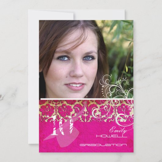 PixDezines Desiree Damask//Swirls Kaart (Voorkant)